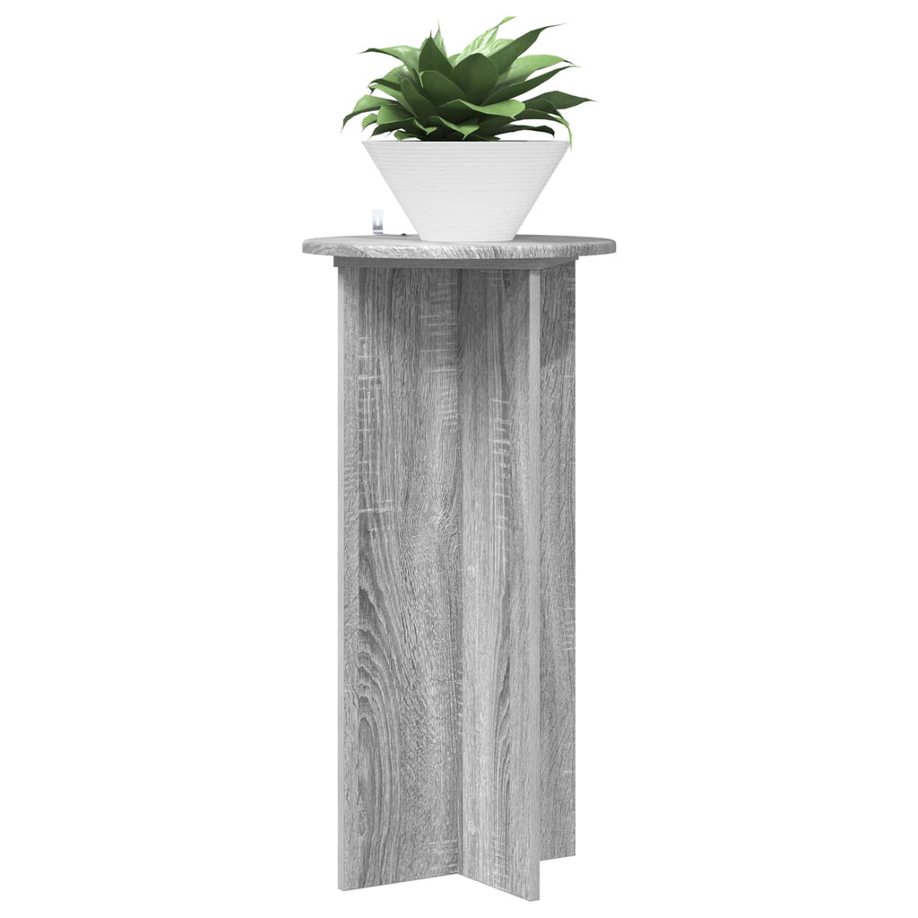 Supporto per piante 2 pcs Grigio Sonoma 40 x 40 x 80 cm