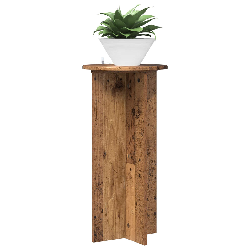 Supporto per piante 2 pcs Legno antico 40 x 40 x 80 cm