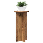 Supporto per piante 2 pcs Legno antico 40 x 40 x 80 cm