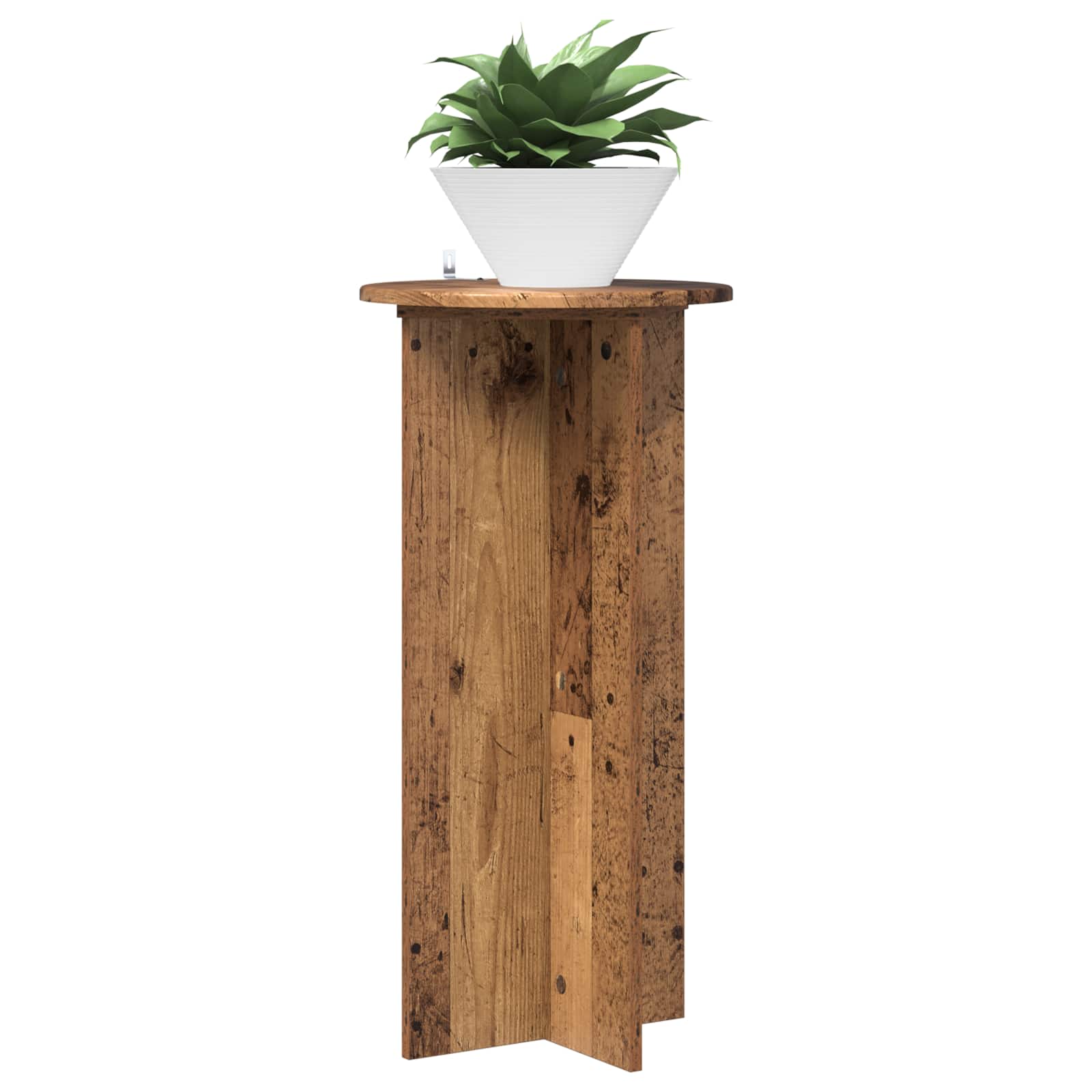 Supporto per piante 2 pcs Legno antico 40 x 40 x 80 cm