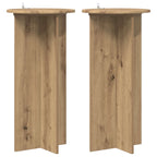 Supporto per piante 2 pcs Rovere Artigianale 40 x 40 x 80 cm