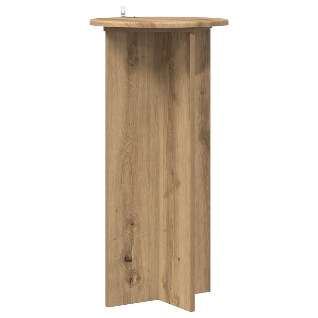 Supporto per piante 2 pcs Rovere Artigianale 40 x 40 x 80 cm