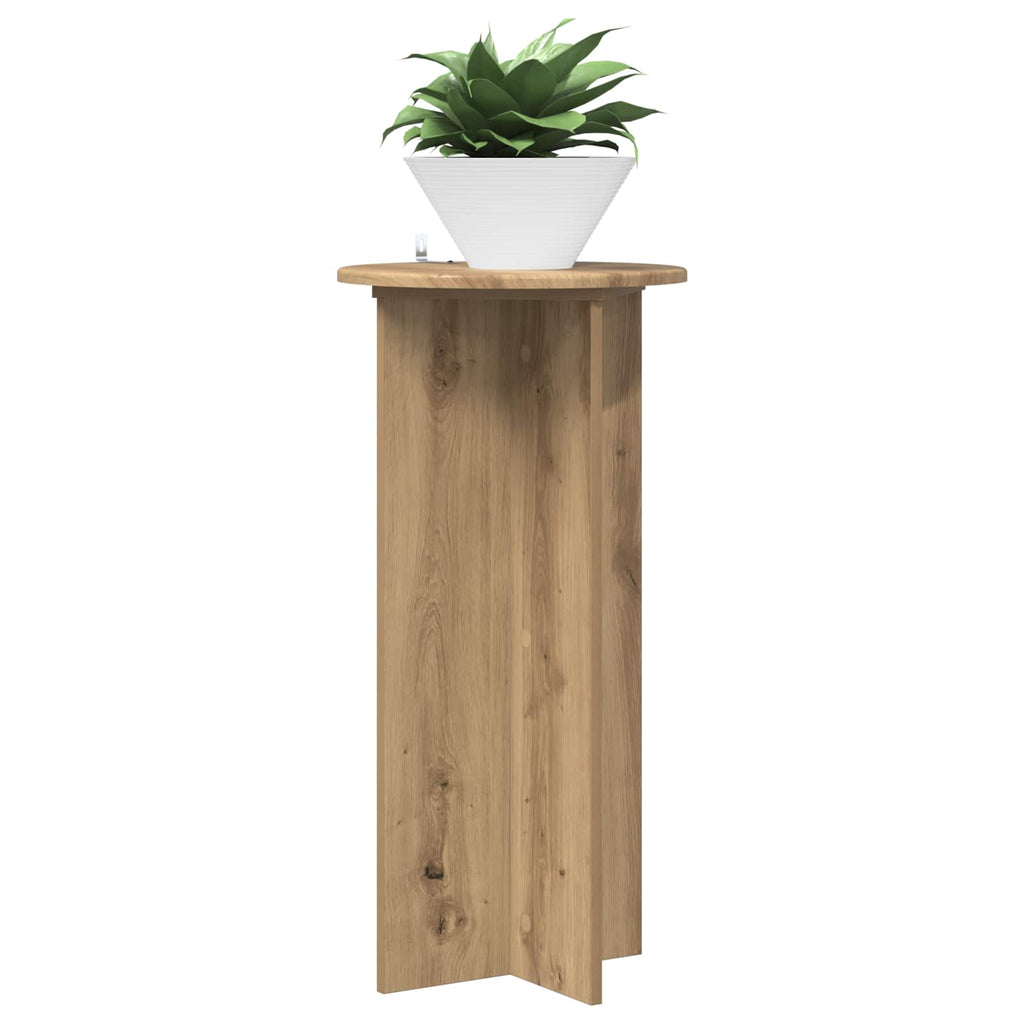 Supporto per piante 2 pcs Rovere Artigianale 40 x 40 x 80 cm