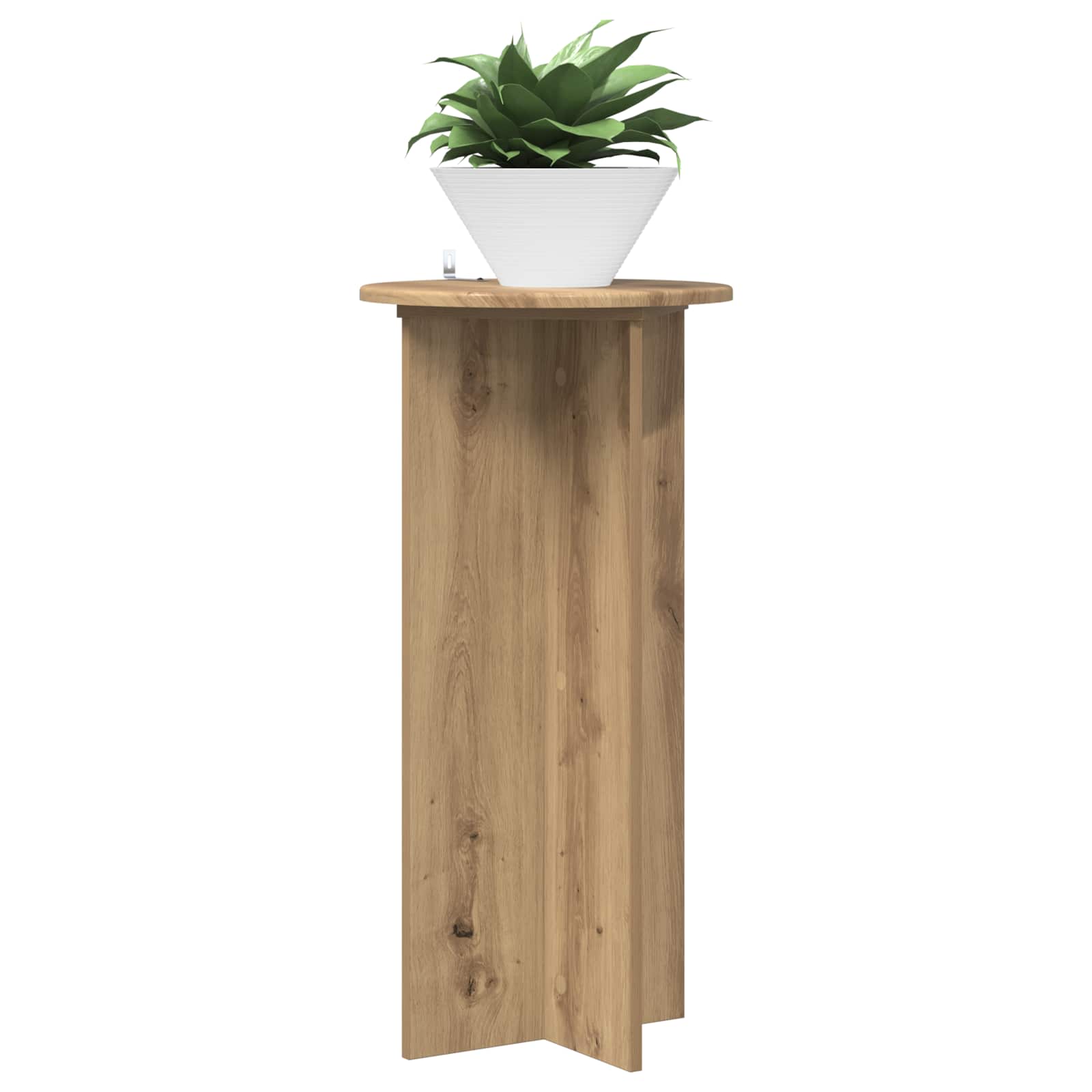Supporto per piante 2 pcs Rovere Artigianale 40 x 40 x 80 cm