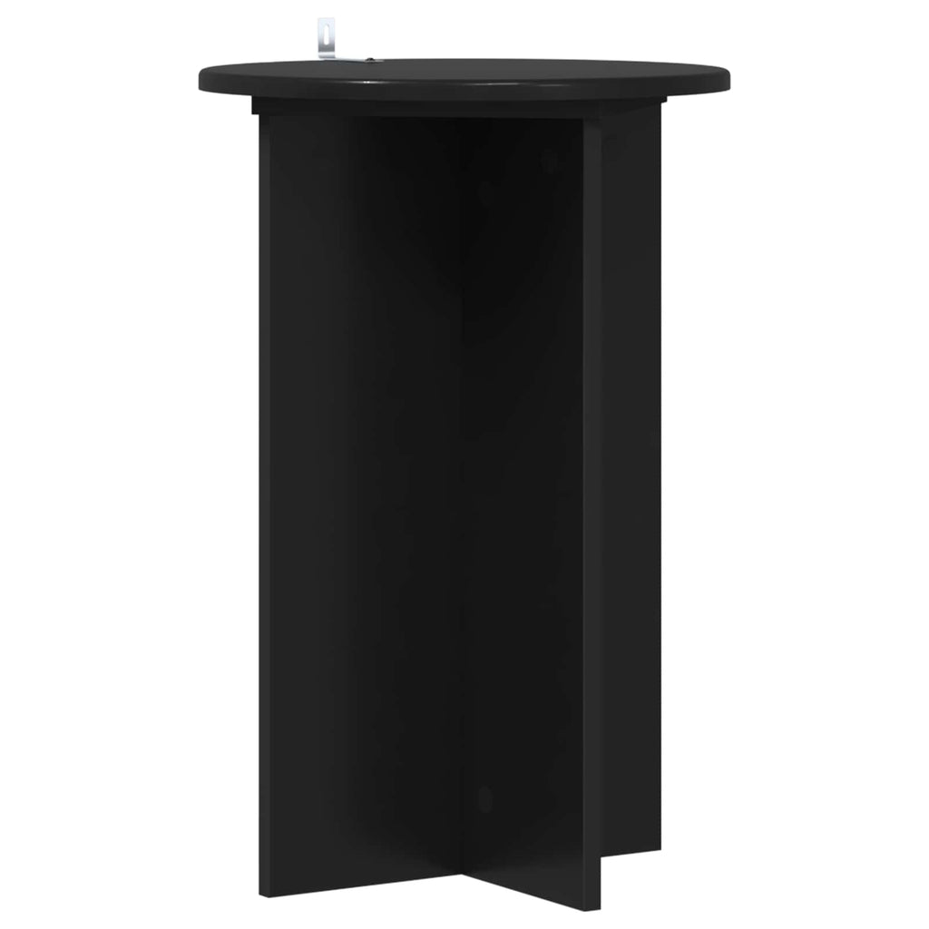 Supporto per piante 2 pcs Nero Ø40 x 60 cm Legno ingegnerizzato