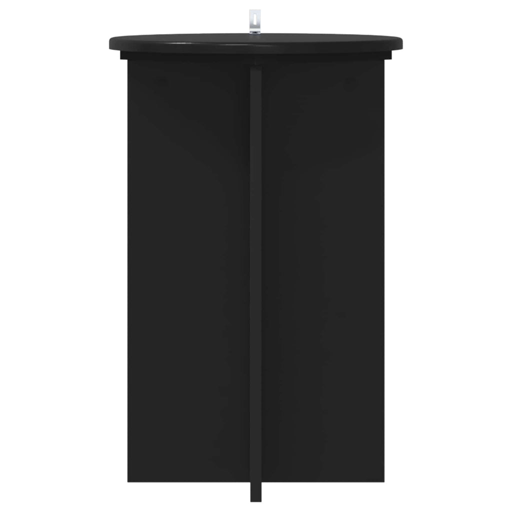 Supporto per piante 2 pcs Nero Ø40 x 60 cm Legno ingegnerizzato