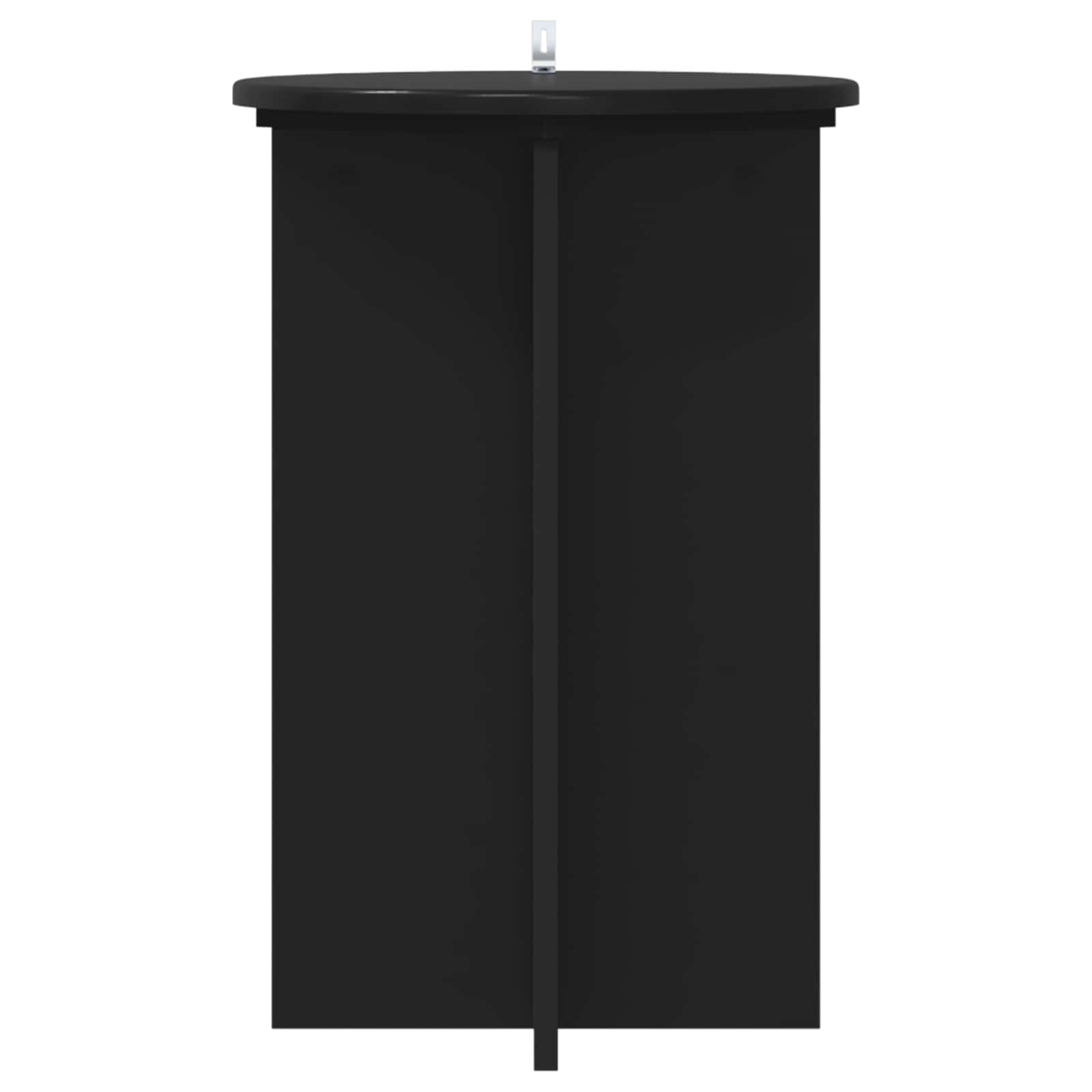 Supporto per piante 2 pcs Nero Ø40 x 60 cm Legno ingegnerizzato