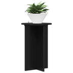 Supporto per piante 2 pcs Nero Ø40 x 60 cm Legno ingegnerizzato