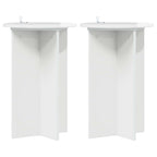 Supporto per piante 2 pcs Bianco Lucido Ø40 x 60 cm