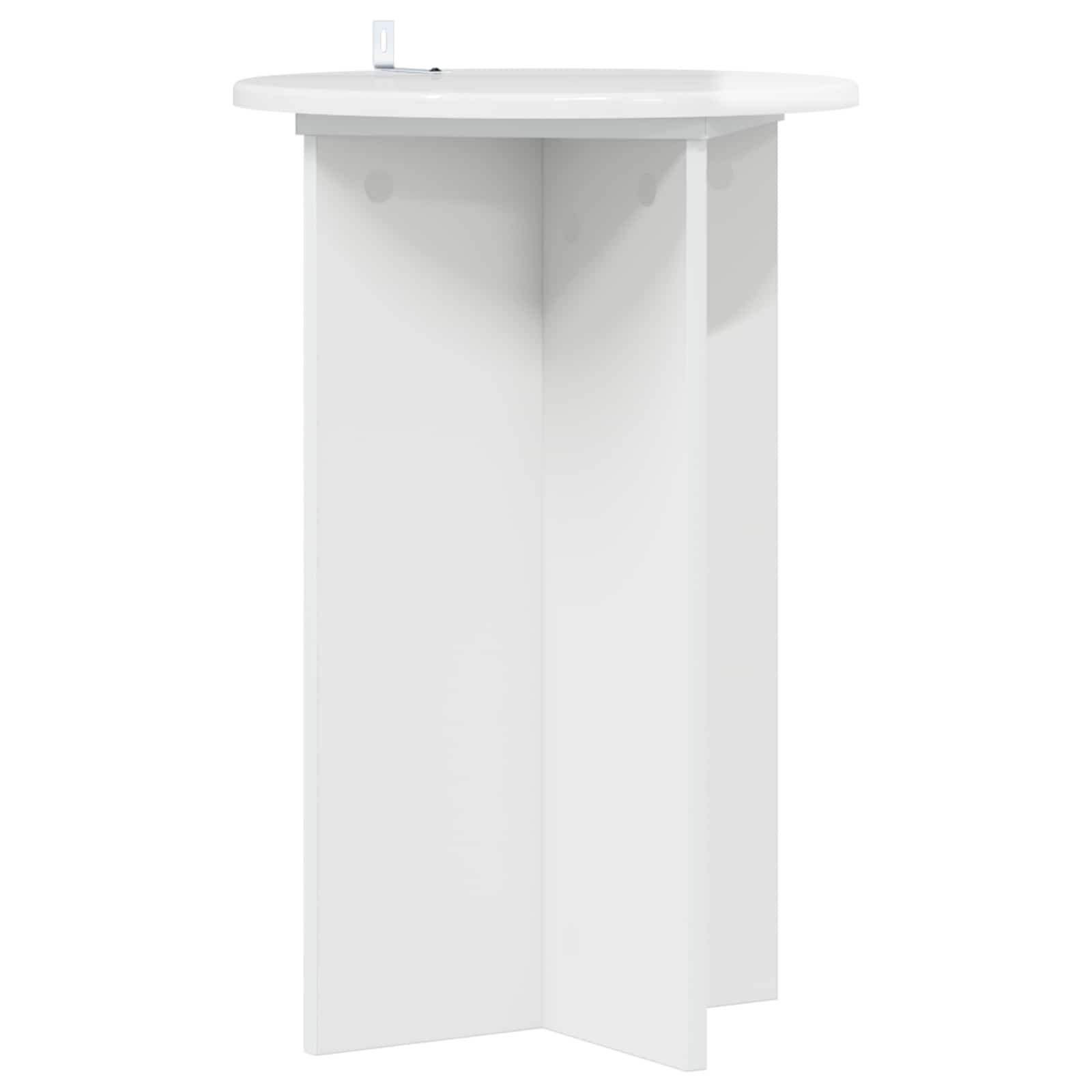 Supporto per piante 2 pcs Bianco Lucido Ø40 x 60 cm