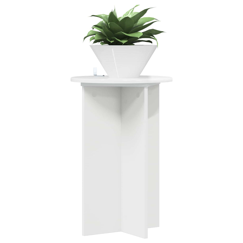 Supporto per piante 2 pcs Bianco Lucido Ø40 x 60 cm