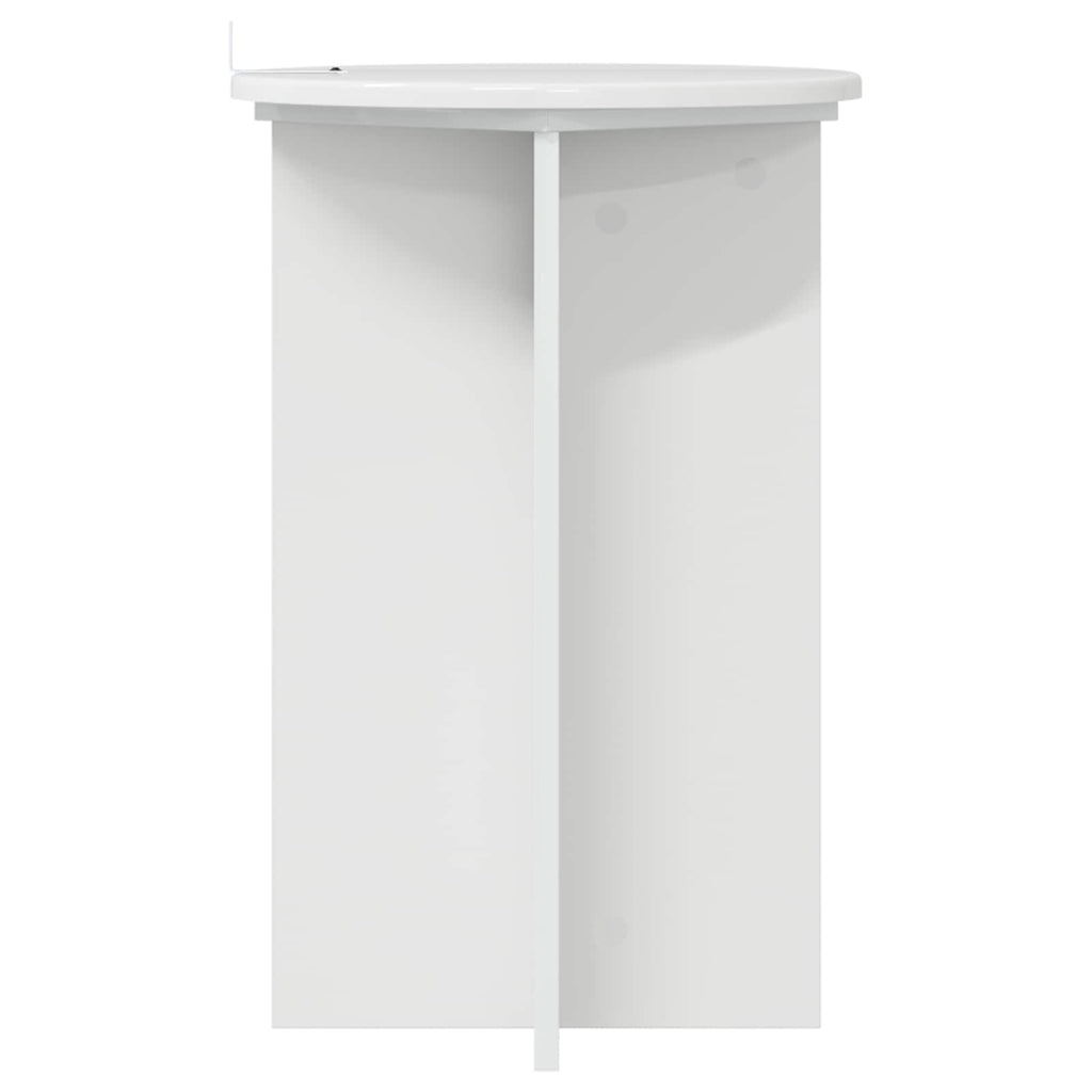 Supporto per piante 2 pcs Bianco Lucido Ø40 x 60 cm