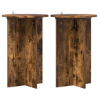 Supporto per piante 2 pcs Rovere Fumo Ø40 x 60 cm