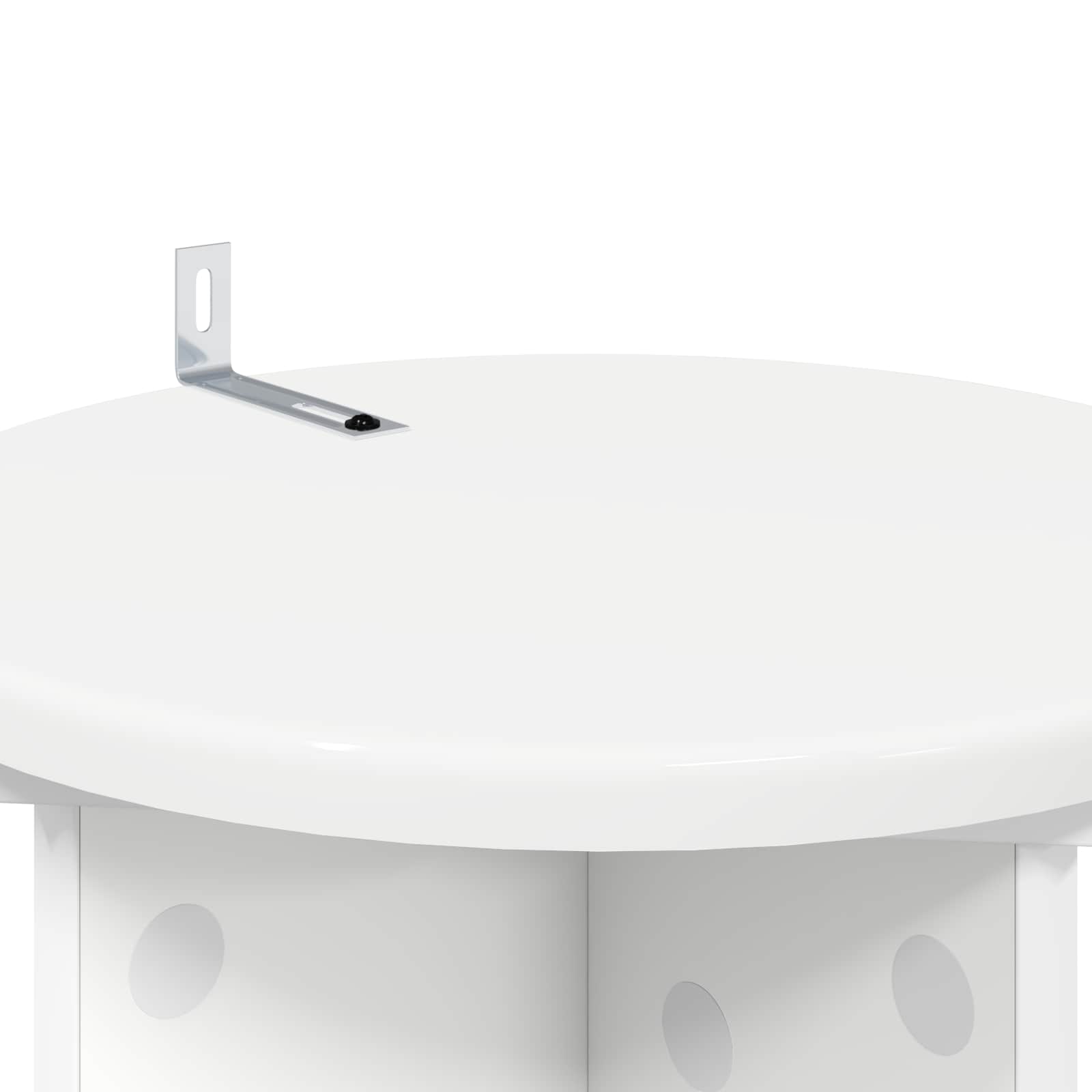 Supporto per piante 2 pcs Bianco Ø29,5 x 60 cm
