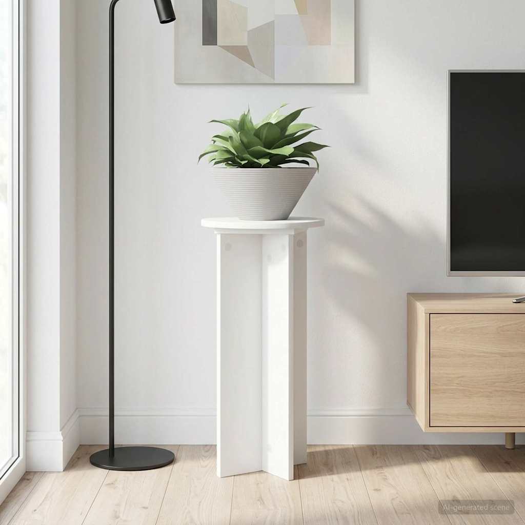 Supporto per piante 2 pcs Bianco Ø29,5 x 60 cm