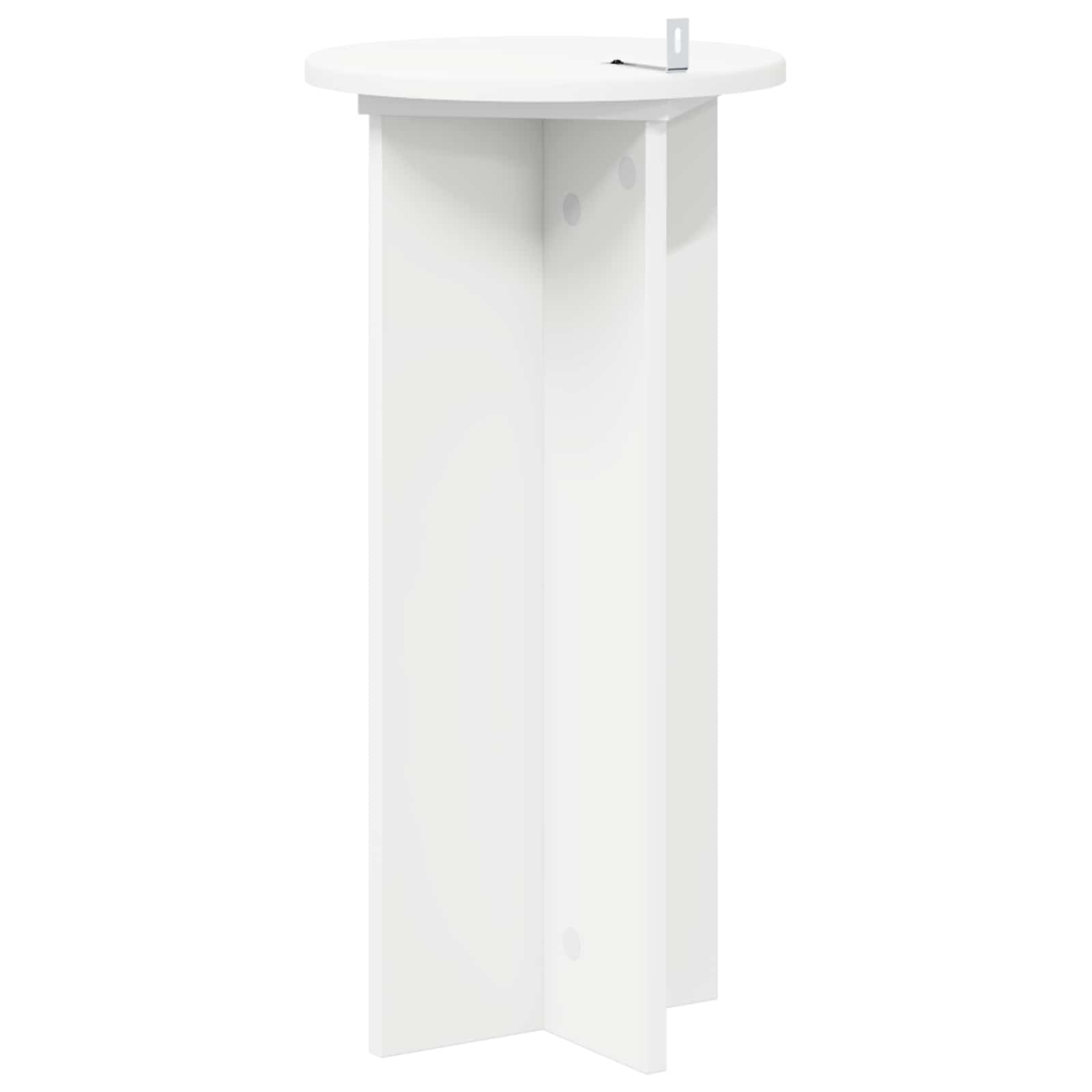 Supporto per piante 2 pcs Bianco Ø29,5 x 60 cm
