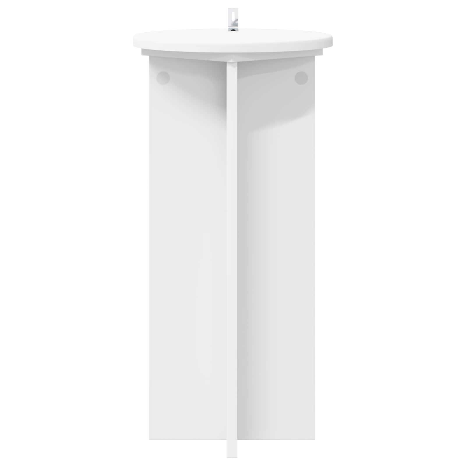 Supporto per piante 2 pcs Bianco Ø29,5 x 60 cm