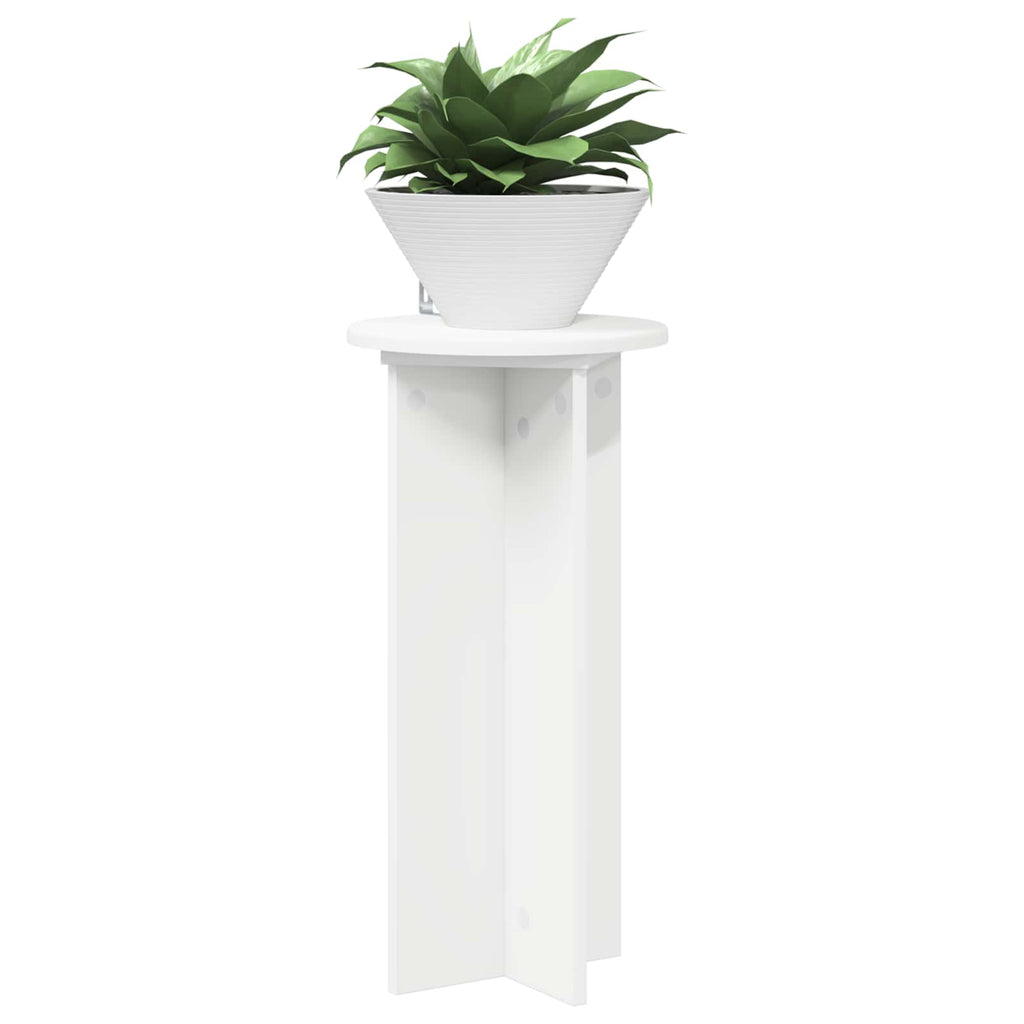 Supporto per piante 2 pcs Bianco Ø29,5 x 60 cm