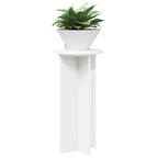 Supporto per piante 2 pcs Bianco Ø29,5 x 60 cm
