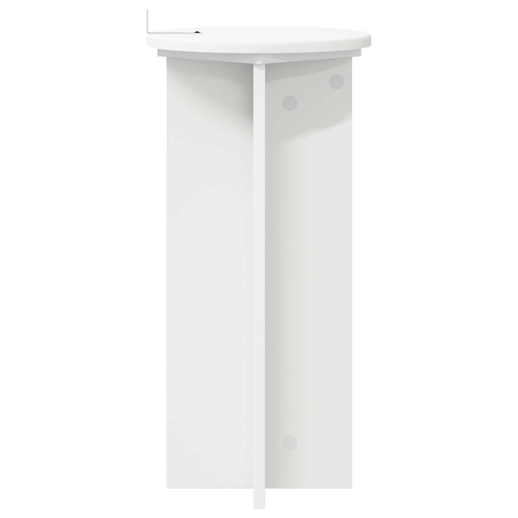 Supporto per piante 2 pcs Bianco Ø29,5 x 60 cm