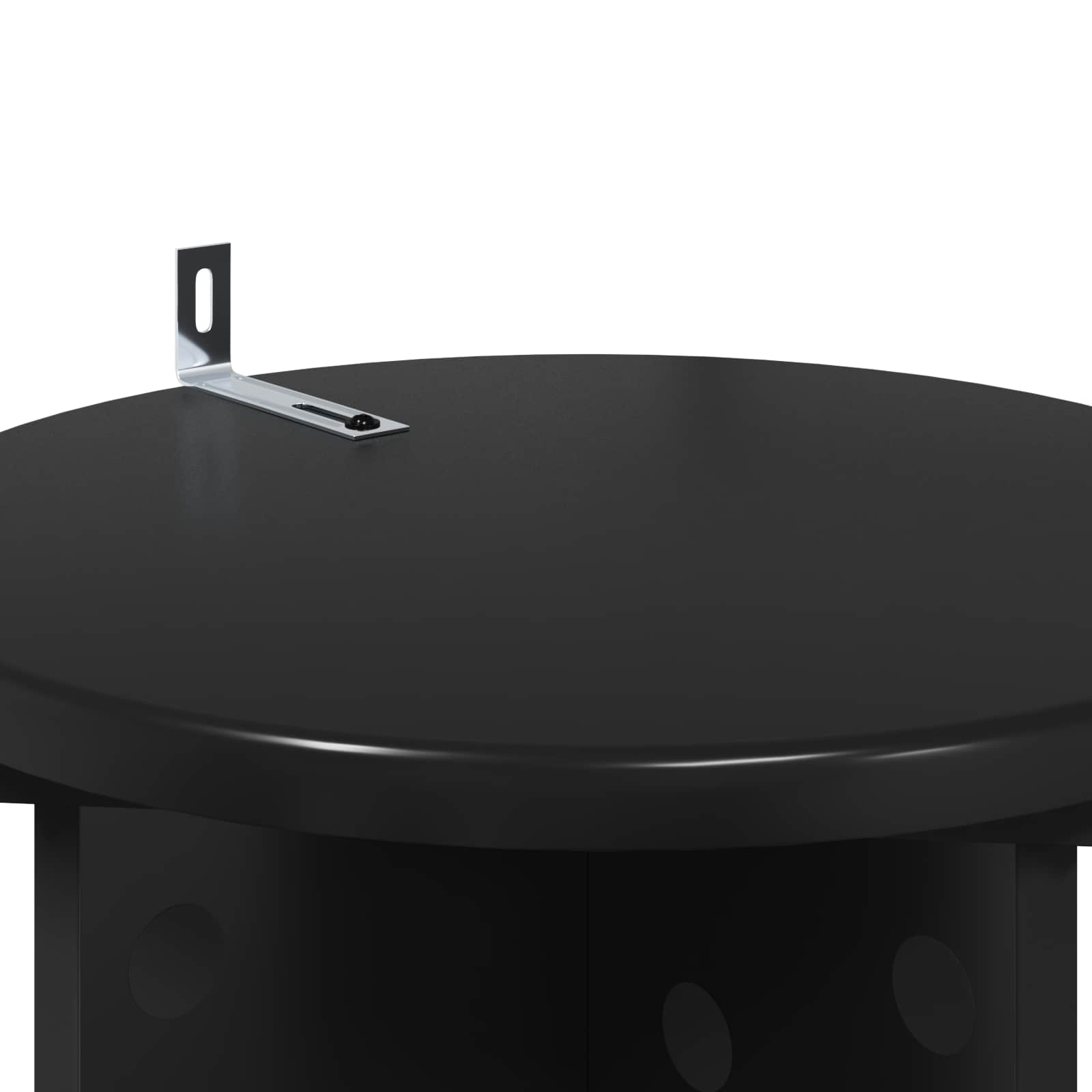Supporto per piante 2 pcs Nero 29,5 x 29,5 x 60 cm