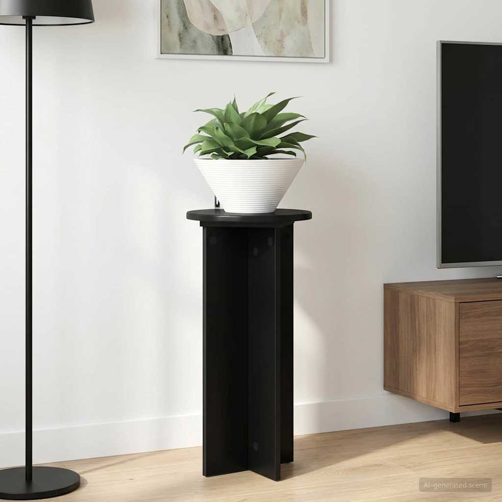 Supporto per piante 2 pcs Nero 29,5 x 29,5 x 60 cm
