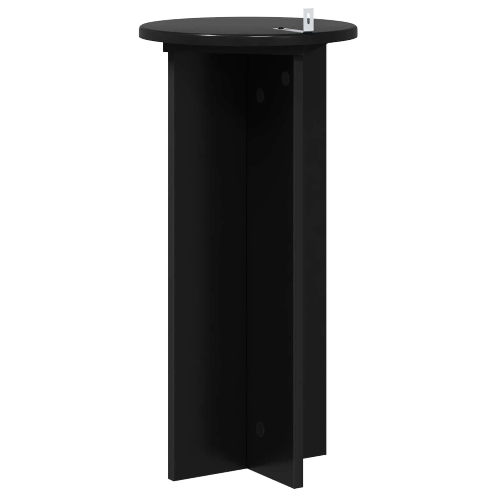 Supporto per piante 2 pcs Nero 29,5 x 29,5 x 60 cm