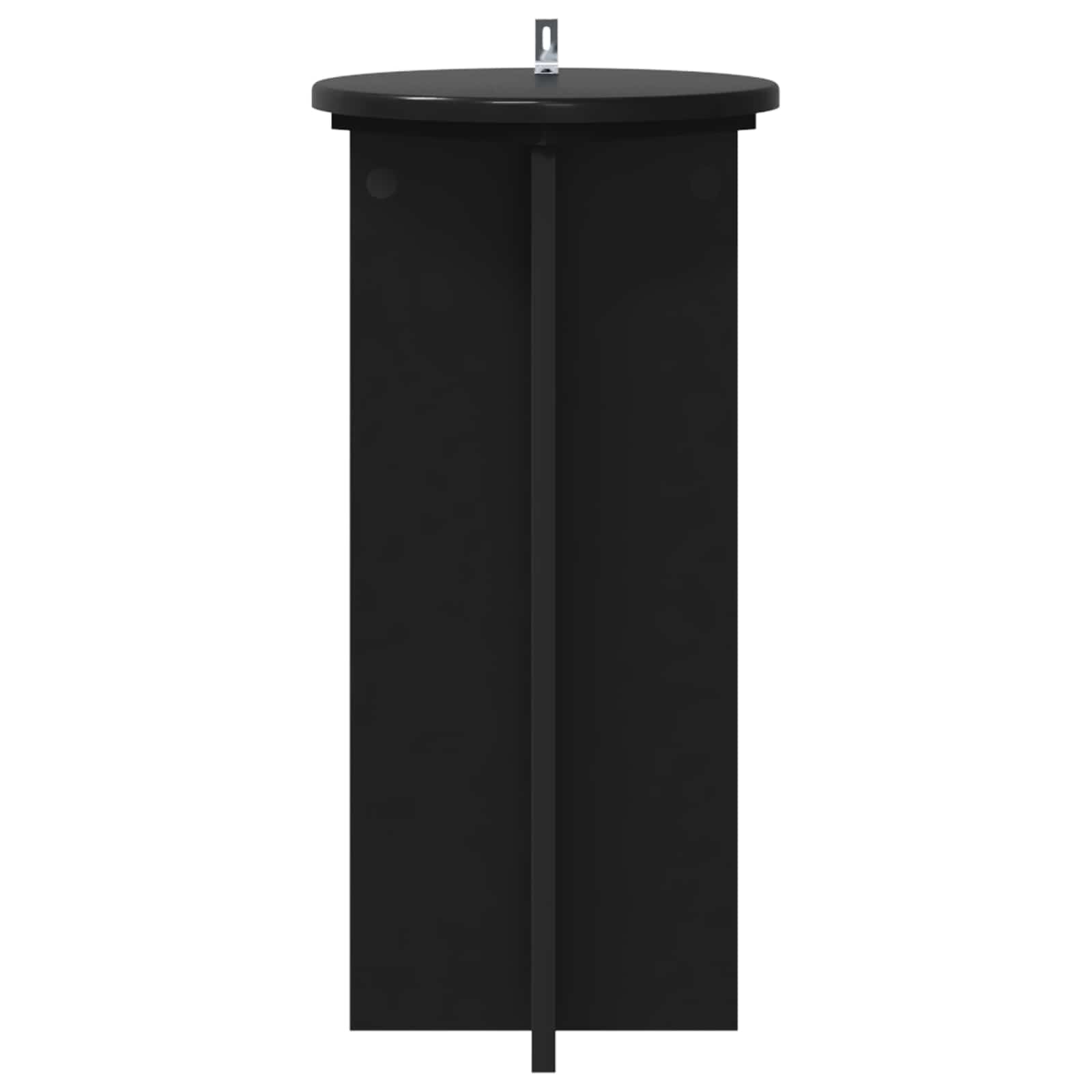 Supporto per piante 2 pcs Nero 29,5 x 29,5 x 60 cm