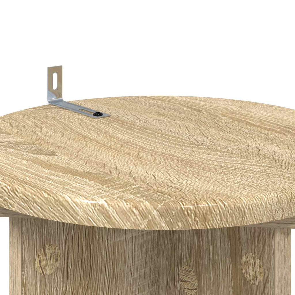 Supporto per piante 2 pcs Rovere Sonoma 29,5 x 29,5 x 60 cm