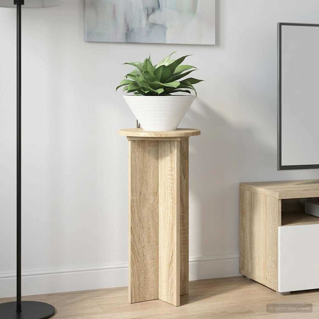 Supporto per piante 2 pcs Rovere Sonoma 29,5 x 29,5 x 60 cm