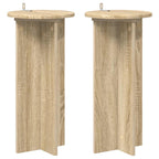 Supporto per piante 2 pcs Rovere Sonoma 29,5 x 29,5 x 60 cm