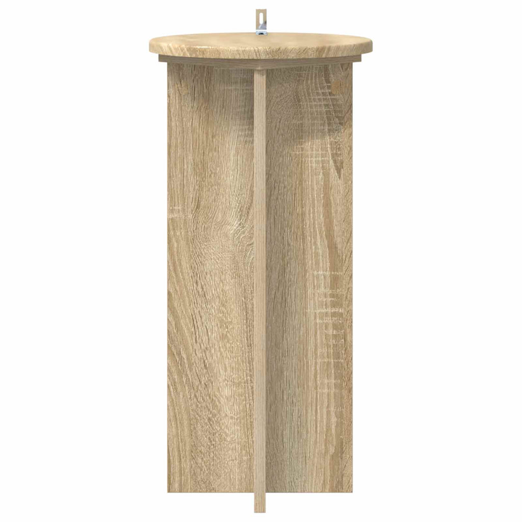 Supporto per piante 2 pcs Rovere Sonoma 29,5 x 29,5 x 60 cm