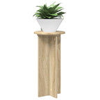 Supporto per piante 2 pcs Rovere Sonoma 29,5 x 29,5 x 60 cm
