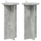 Supporto per piante 2 pcs Grigio Cemento 29,5 x 29,5 x 60 cm