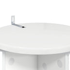Supporto per piante 2 pcs Bianco Lucido 29,5 x 29,5 x 60 cm