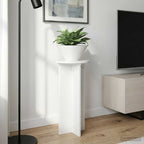 Supporto per piante 2 pcs Bianco Lucido 29,5 x 29,5 x 60 cm