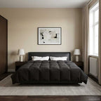 Duvet Estivo Trapuntato Antracite 220 x 260 cm Microfibra