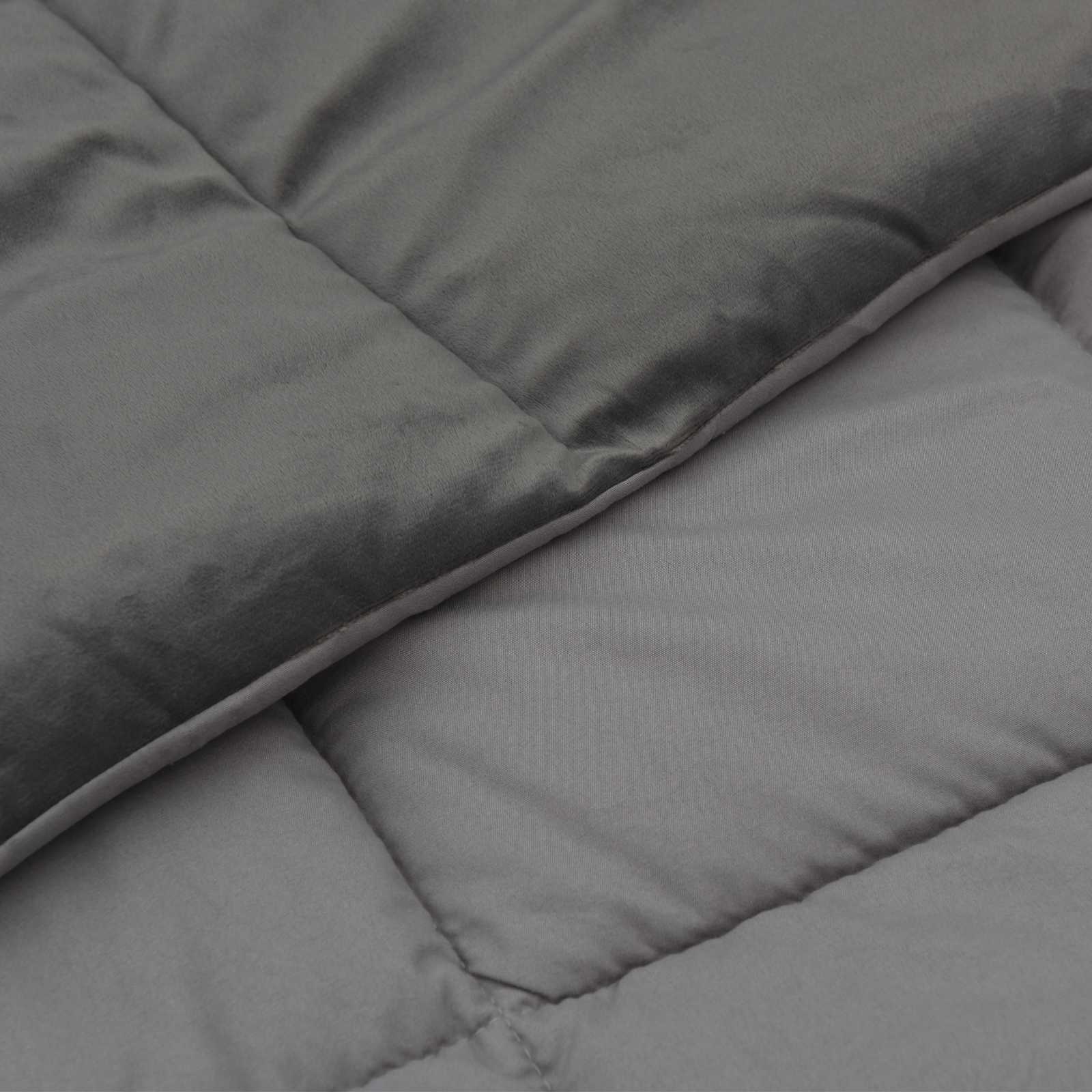 Duvet Estivo Trapuntato Grigio chiaro 200 x 200 cm Microfibra