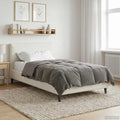 Duvet Estivo Trapuntato Grigio chiaro 140 x 220 cm Microfibra