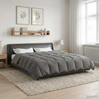 Duvet Estivo Trapuntato Grigio chiaro 240 x 260 cm Microfibra