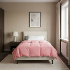 Duvet Estivo Trapuntato Rosa 140 x 200 cm Microfibra
