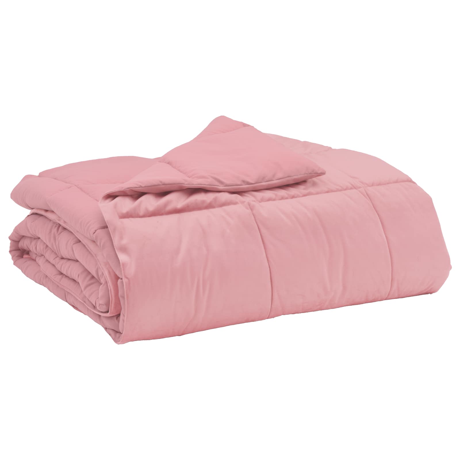 Duvet Estivo Trapuntato Rosa 155 x 200 cm Microfibra