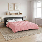 Duvet Estivo Trapuntato Rosa 200 x 200 cm Microfibra