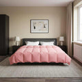 Duvet Estivo Trapuntato Rosa 200 x 200 cm Microfibra