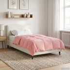Duvet Estivo Trapuntato Rosa 135 x 220 cm Microfibra