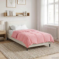Duvet Estivo Trapuntato Rosa 140 x 220 cm Microfibra