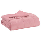 Duvet Estivo Trapuntato Rosa 140 x 220 cm Microfibra