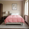 Duvet Estivo Trapuntato Rosa 155 x 220 cm Microfibra