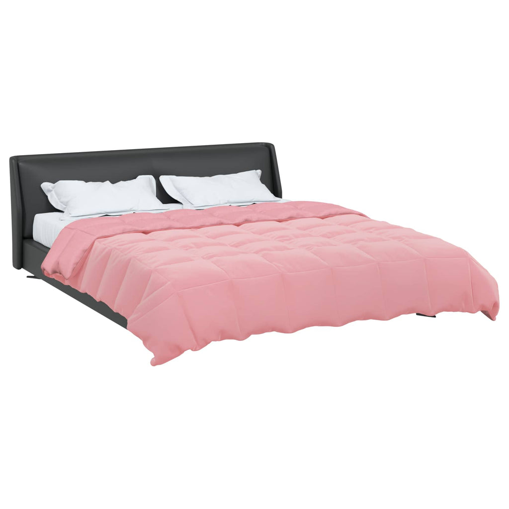 Duvet Estivo Trapuntato Rosa 200 x 220 cm Microfibra