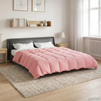 Duvet Estivo Trapuntato Rosa 220 x 240 cm Microfibra